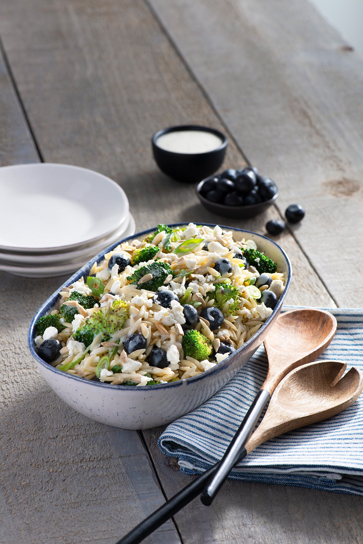 Roasted Broccoli and Blueberry Orzo Salad
 &ndash; Walden Farms