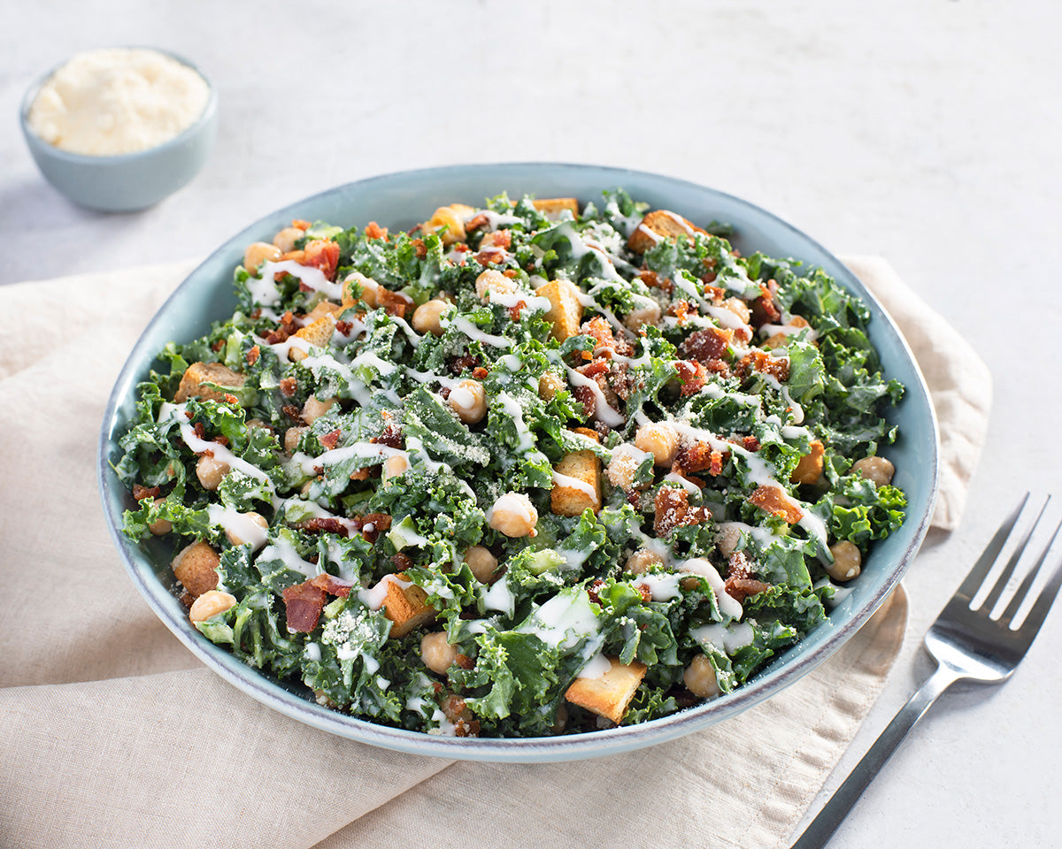 Kale and Chickpea Caesar Salad – Walden Farms