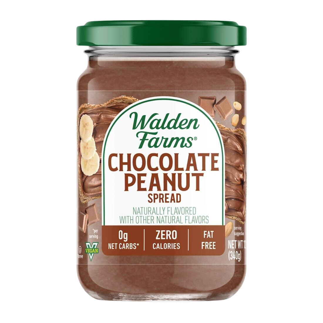 chocolate peanut butter spread dairy free zero calories fat free