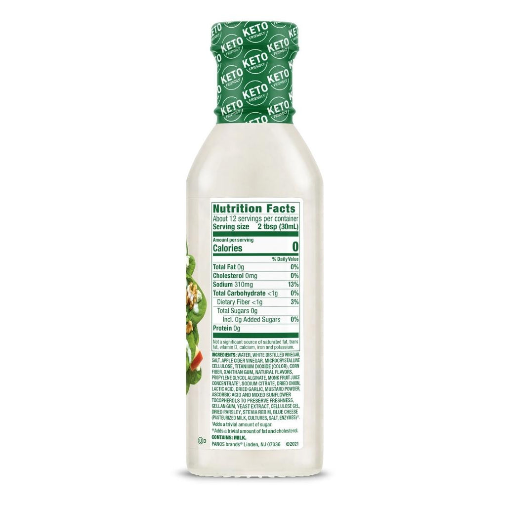 Bleu Cheese Zero Calorie Dressing Walden Farms