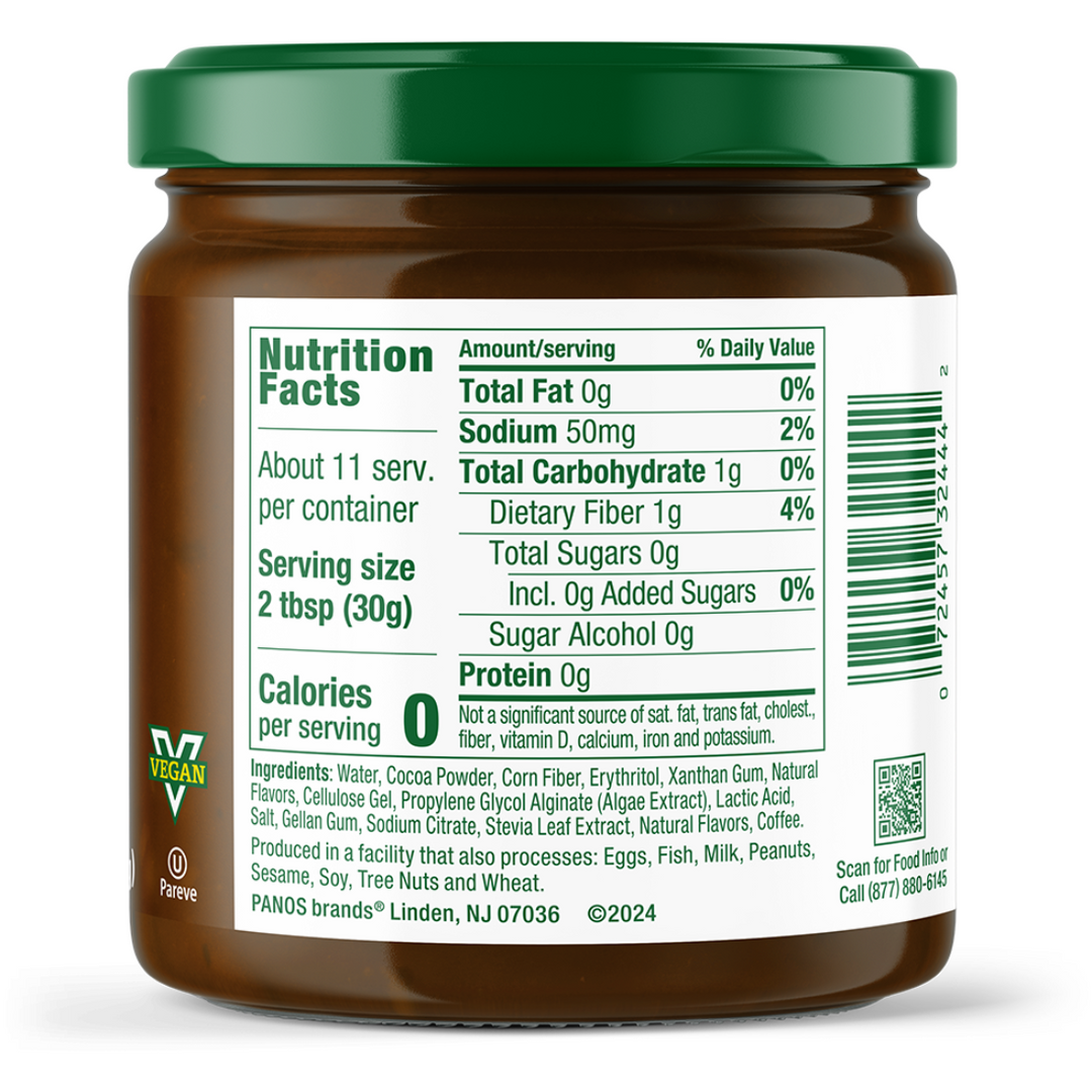 Chocolate Dessert Dip nutrition facts panel