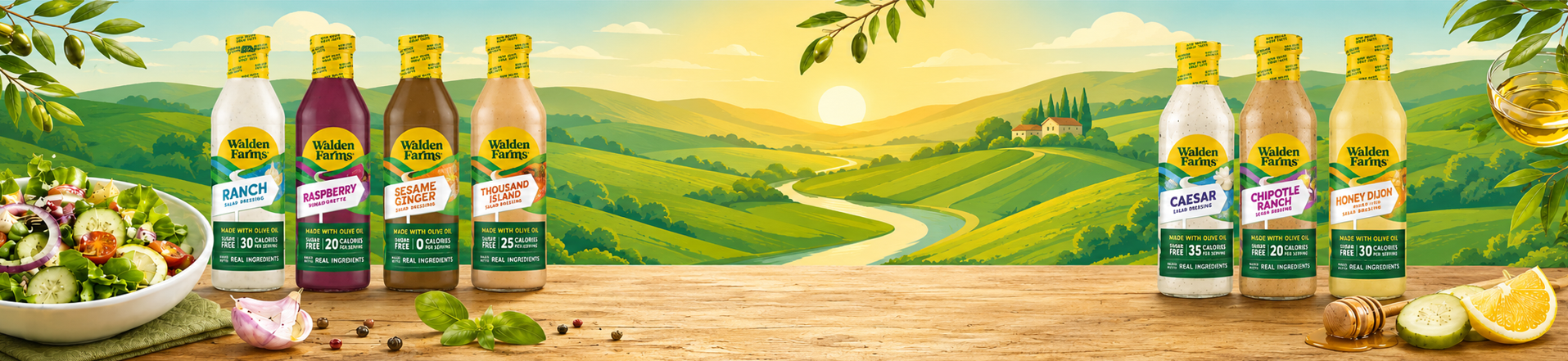 New & Improved Dressings collection banner