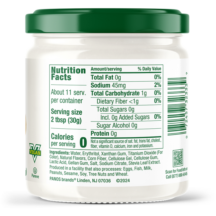 Marshmallow Dessert Dip nutrition facts panel