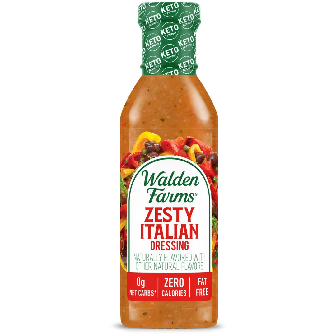 Walden Farms Dressing, 12 fl oz, Zesty Italian Walden Farms Dressing, 12 fl oz, Zesty Italian