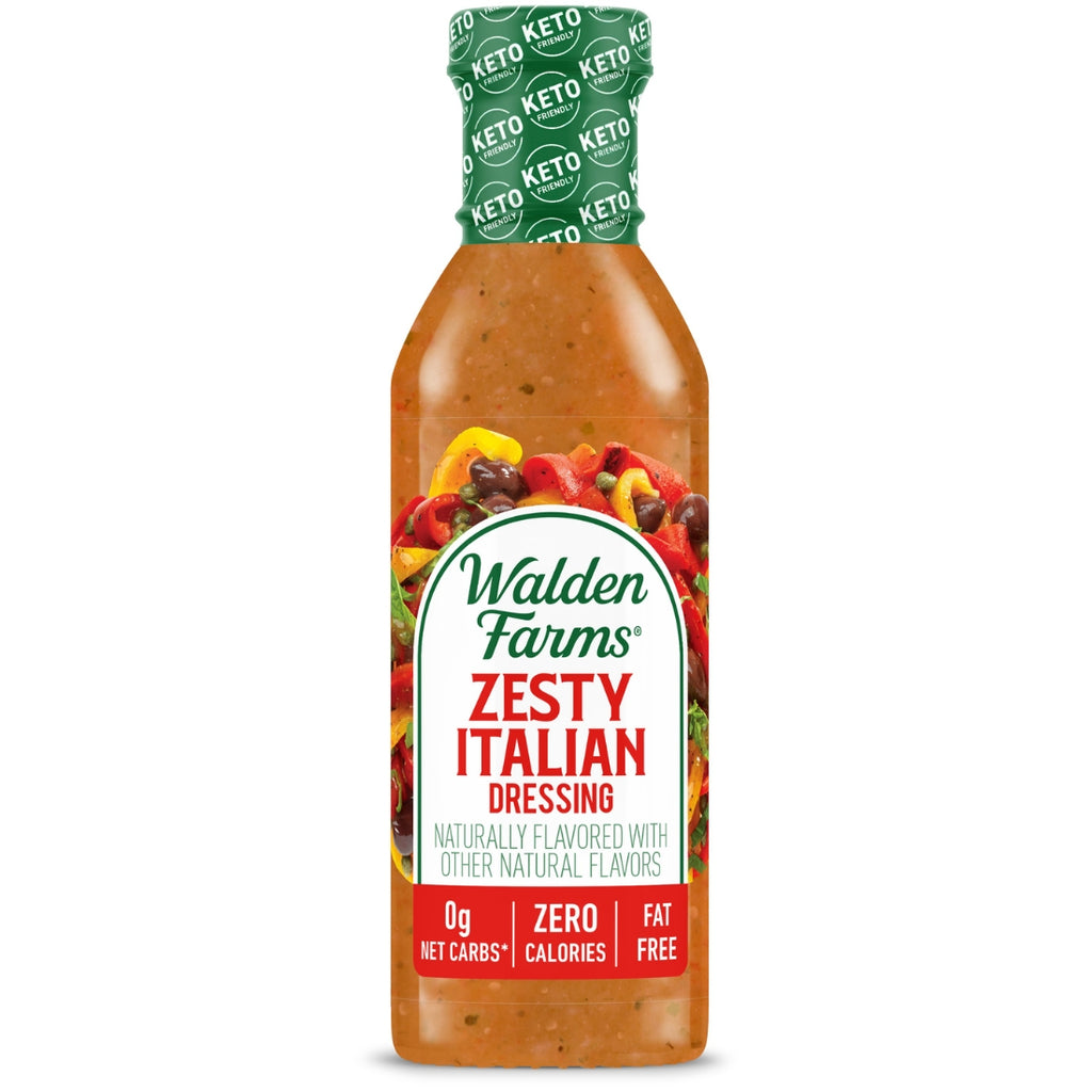 Walden Farms Dressing, 12 fl oz, Zesty Italian Walden Farms Dressing, 12 fl oz, Zesty Italian
