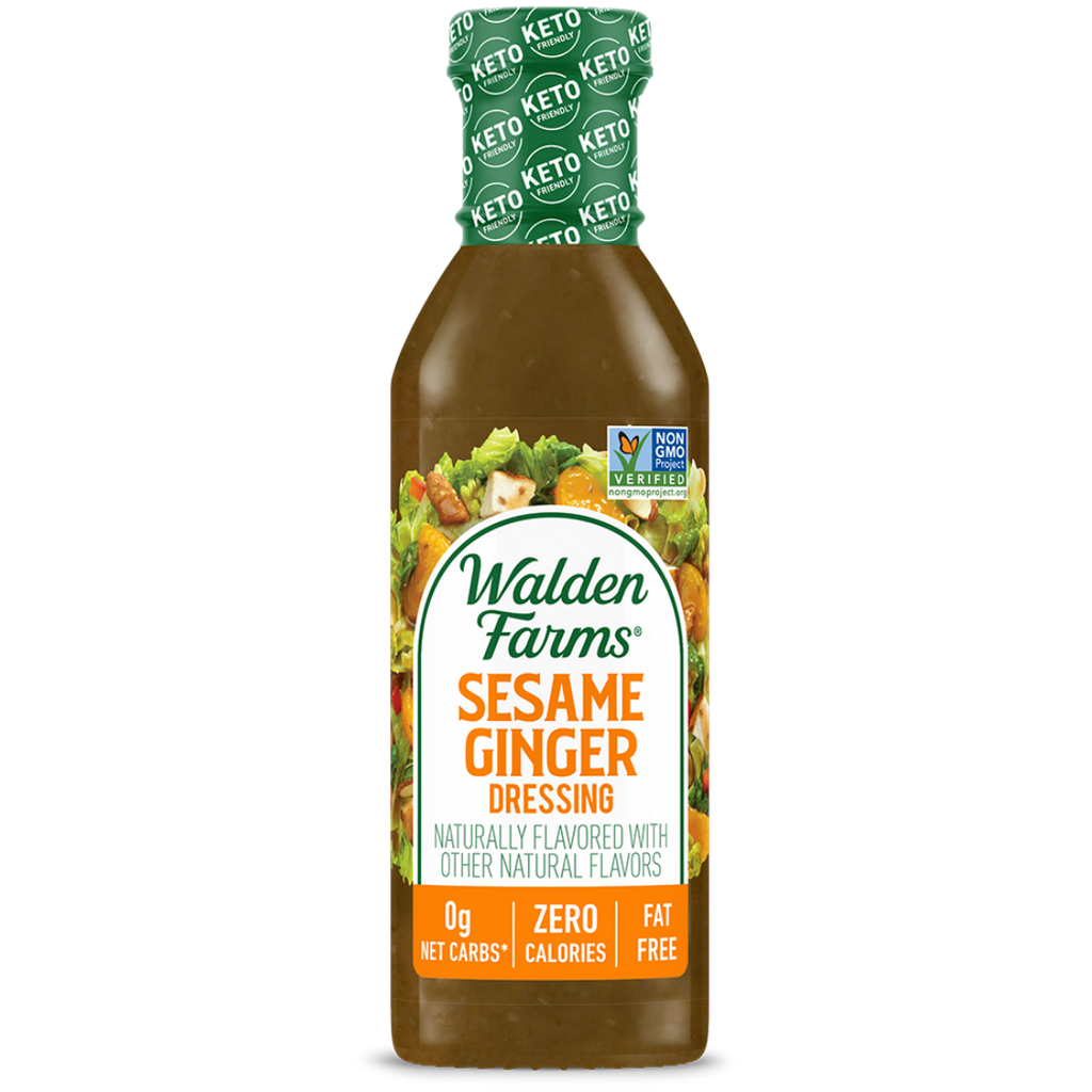 asian ginger dressing Walden Farms Dressing, 12 fl oz, Sesame Ginger
