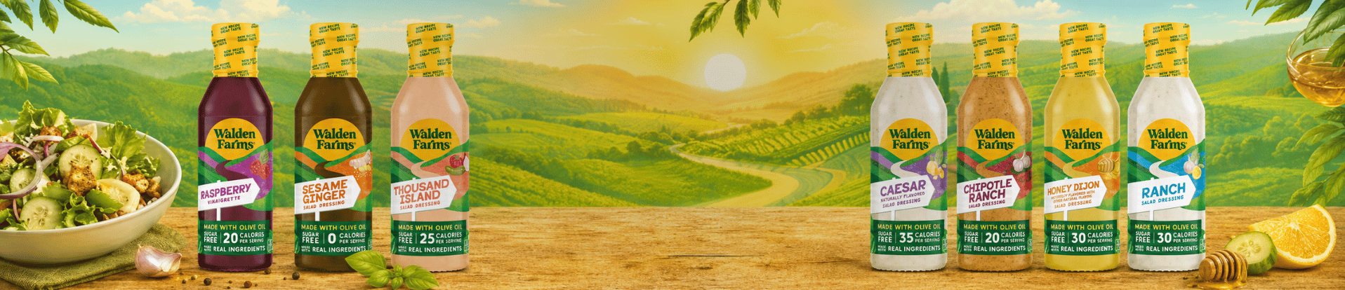 New & Improved Dressings collection banner