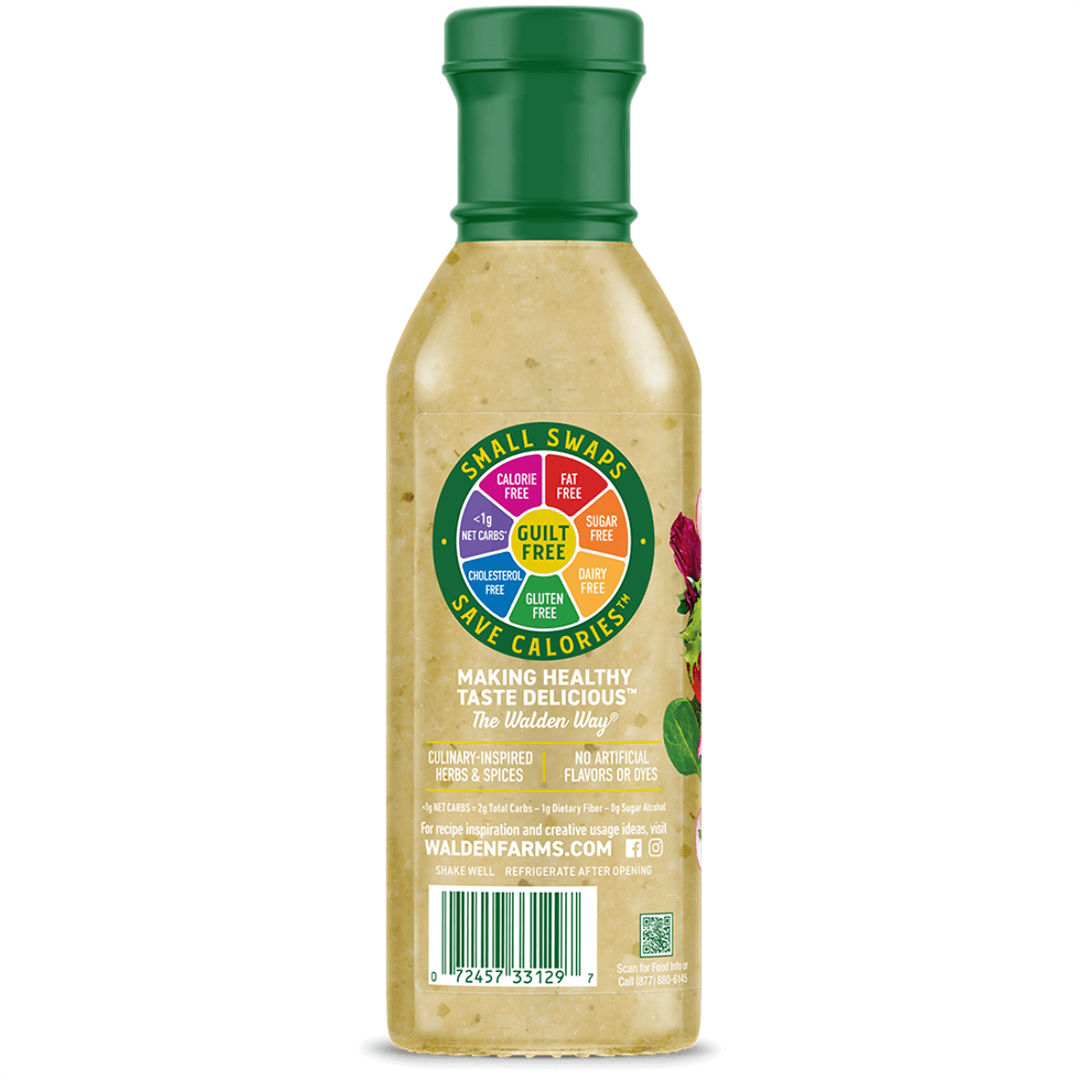 Garlic & Herb Vinaigrette bottle back
