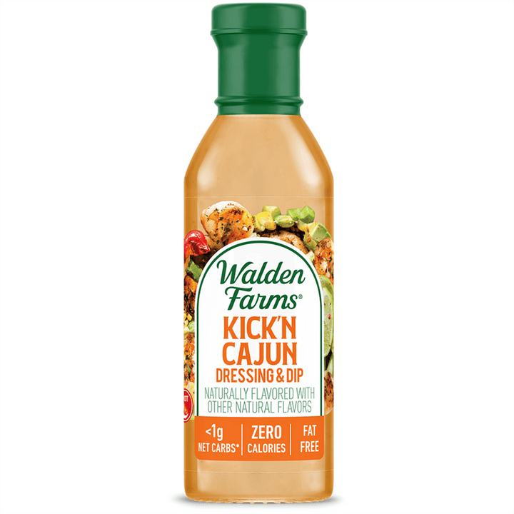 Kick'N Cajun Dressing & Dip bottle front