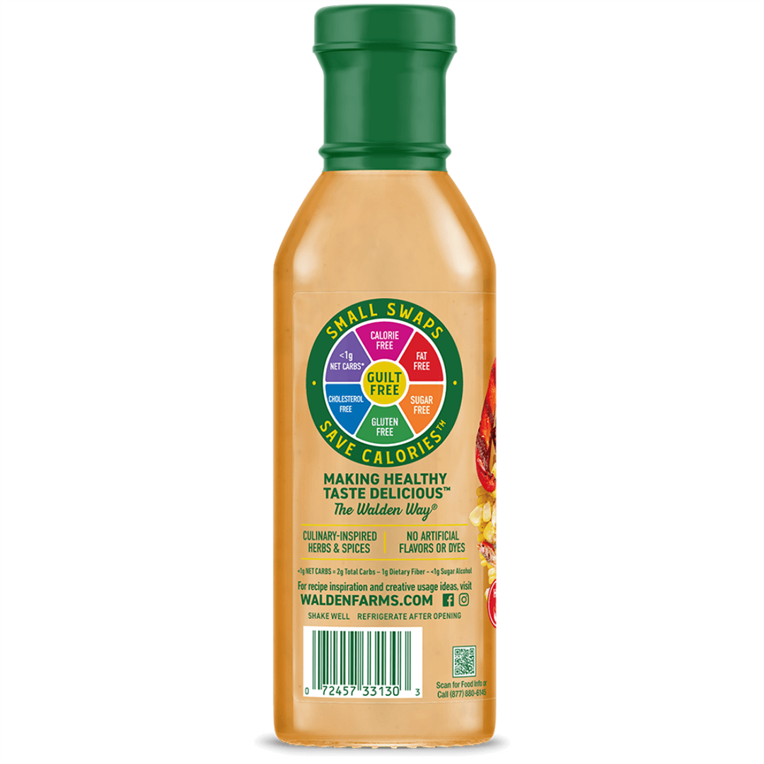 Kick'N Cajun Dressing & Dip bottle back